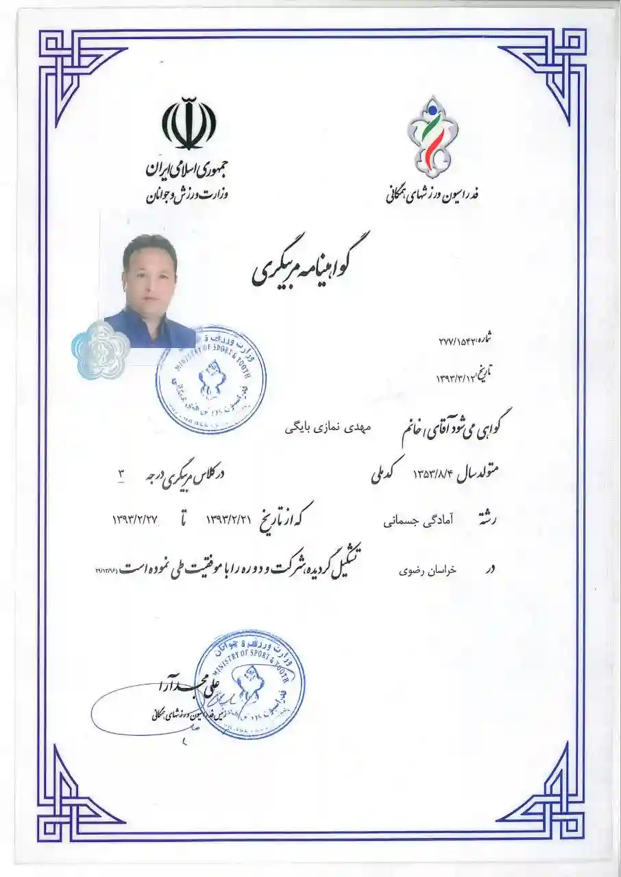 افتخارات باشگاه ورزشی آرین رزم